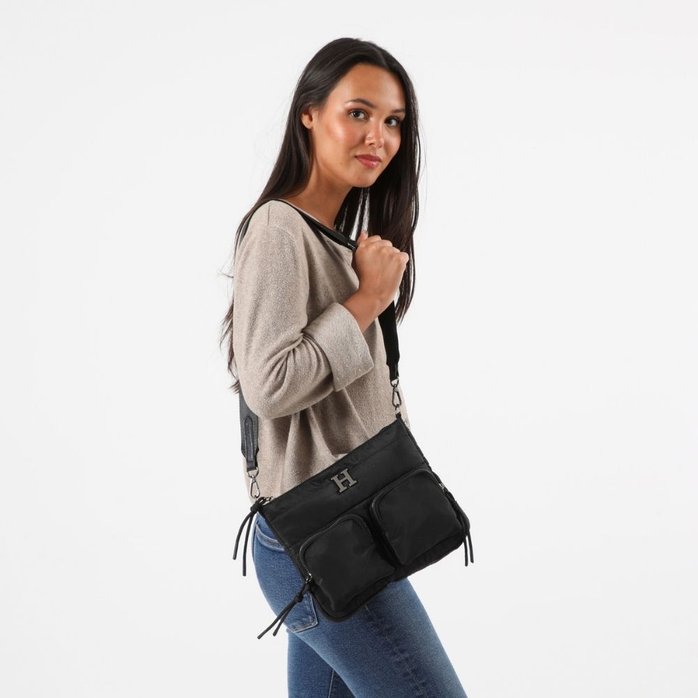 Cartera Cruzada Cloe Negro Humana