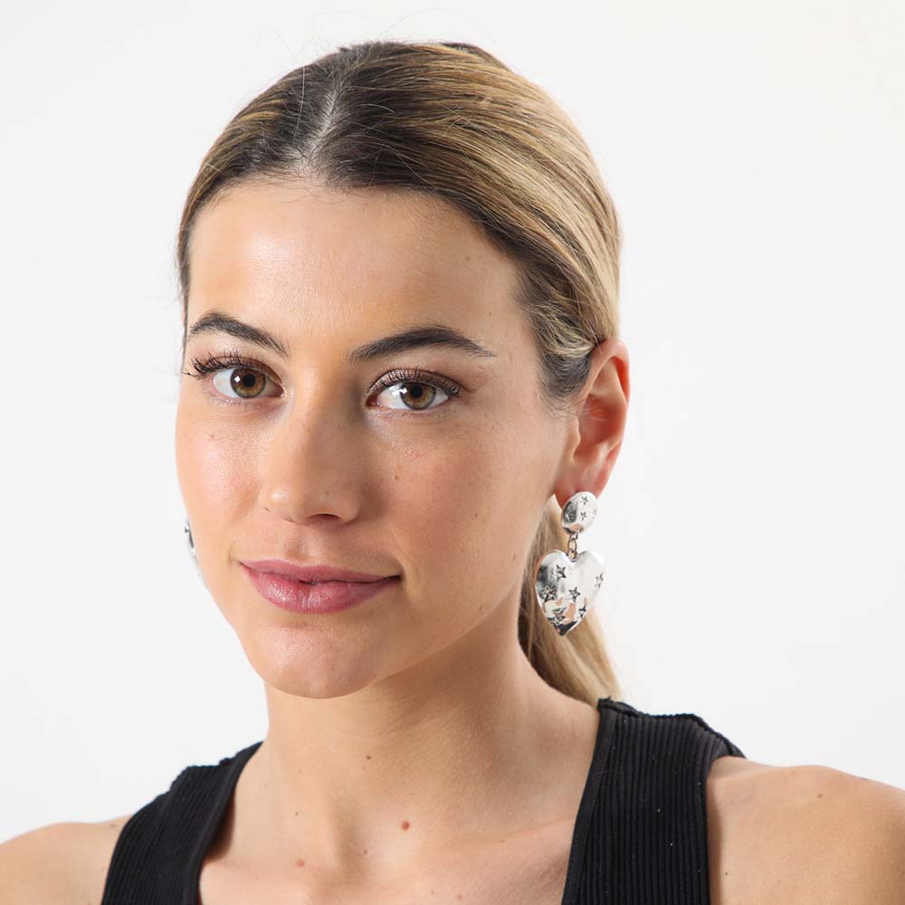 Aros Largo Marissa Plateado i-D