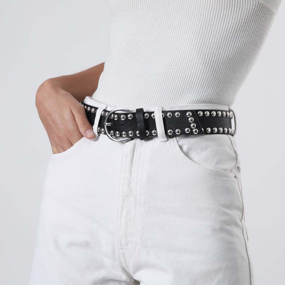 Cinturón Studs Negro Humana