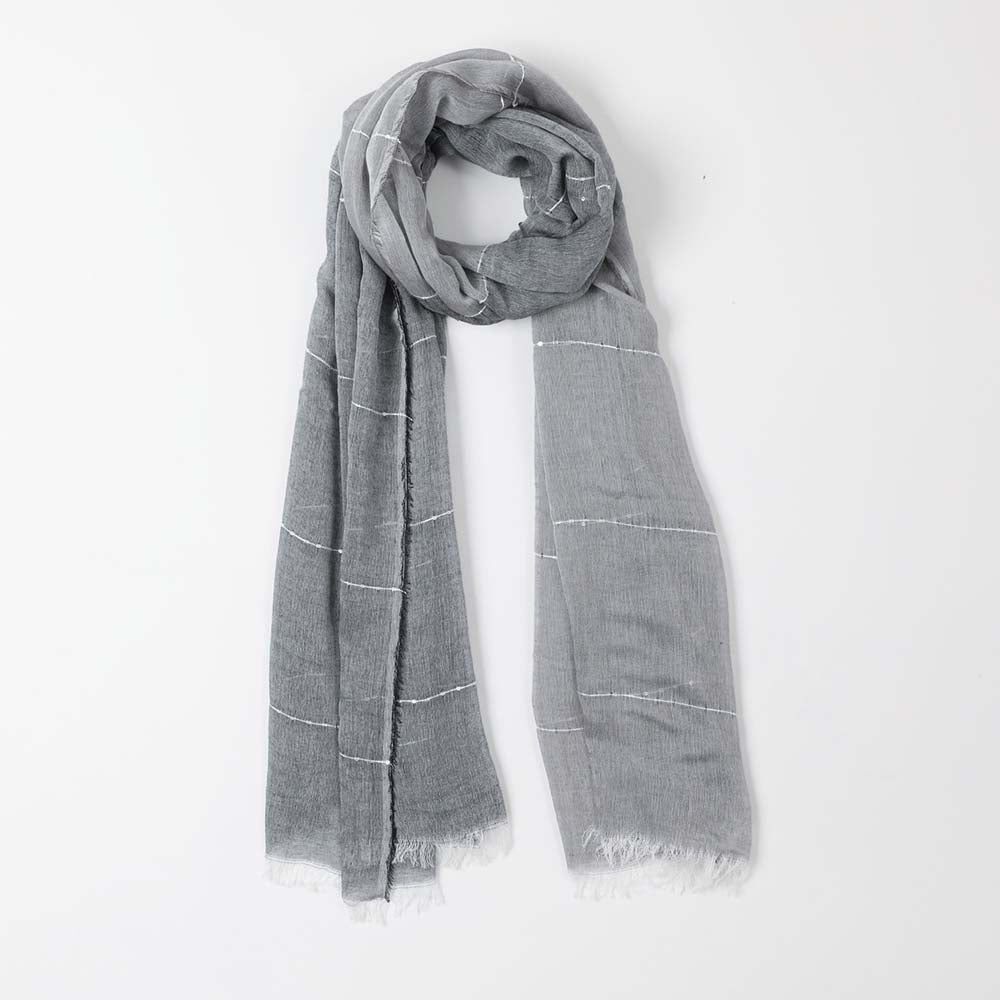 Pañuelo Liso Gris Elsa Tatienne