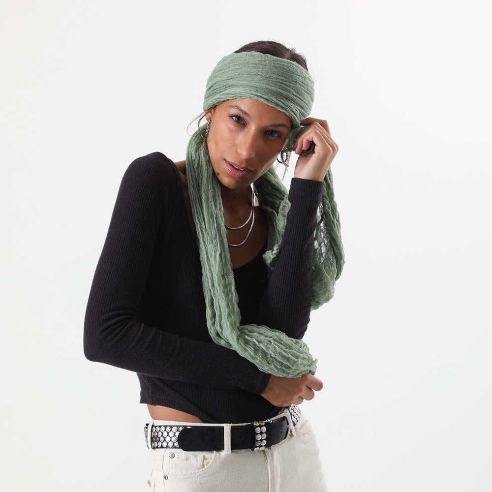 Pañielo Liso Verde Luma Humana