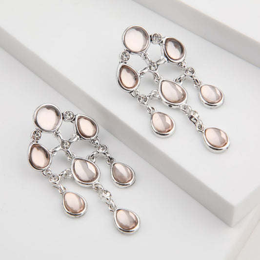 Aros Largo Catedral Plateado Tatienne