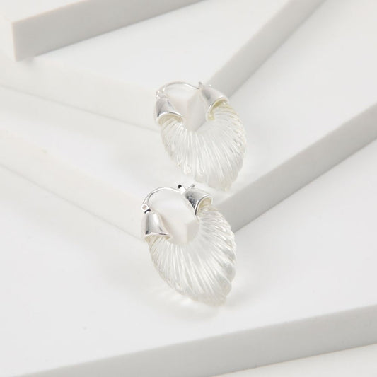 Aros Argolla Biak Blanco Tatienne
