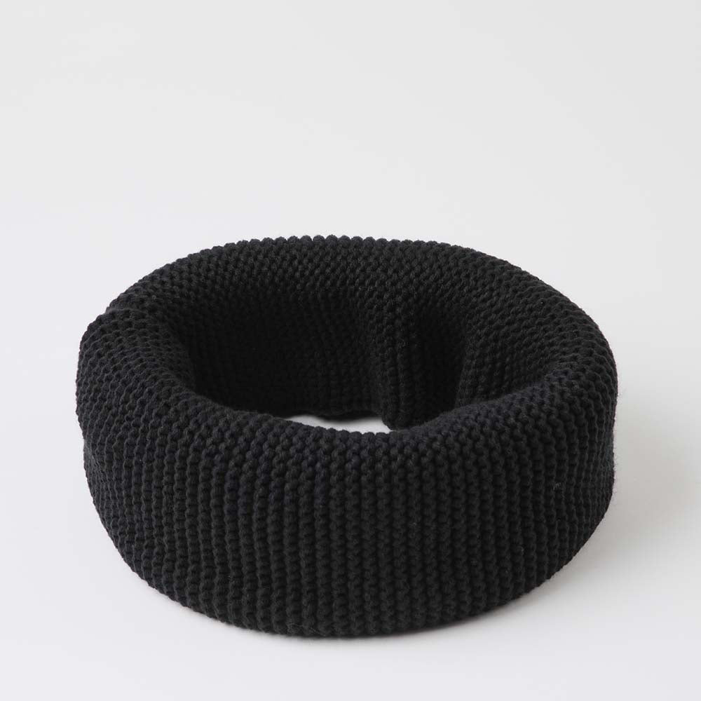 Cuello Tejido Basic Negro i-D