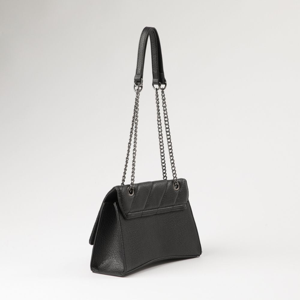 Cartera Bandolera Ecocuero Bourges Negro i-D