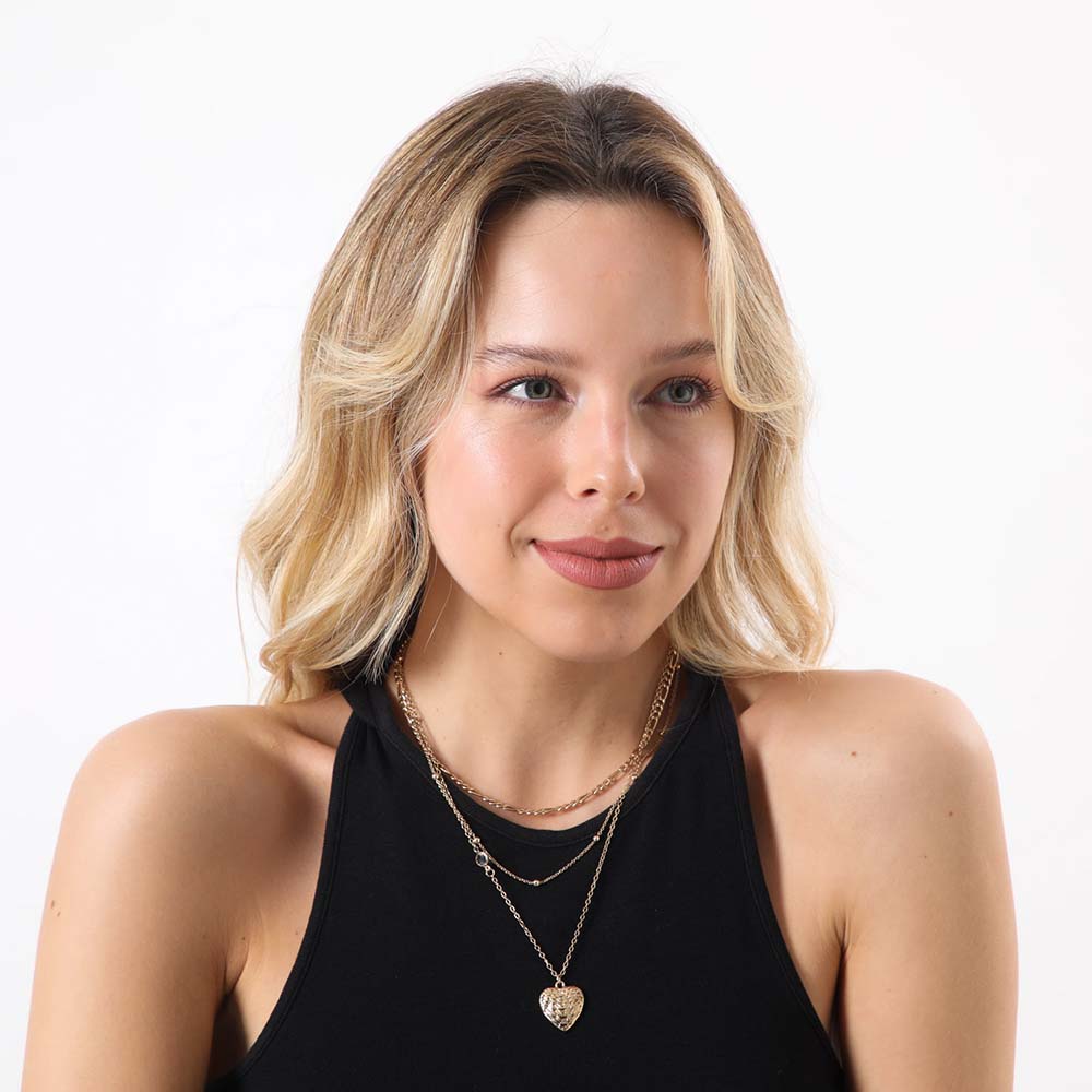 Collar Largo Lanzarote Dorado Humana