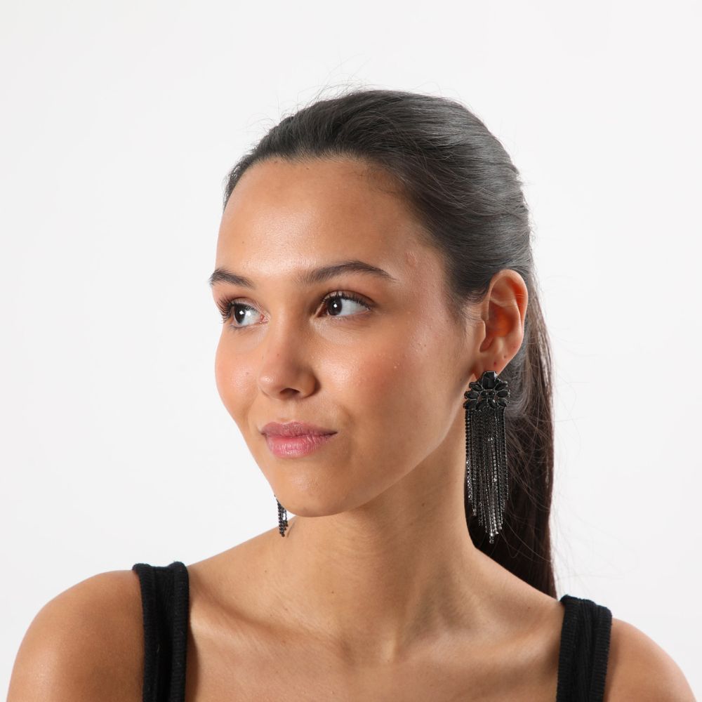 Aros Largo Big Plateado Humana