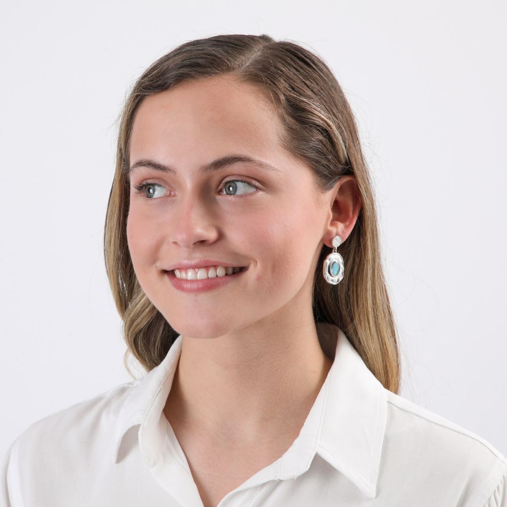 Aros Mediano Coast Plateado Tatienne