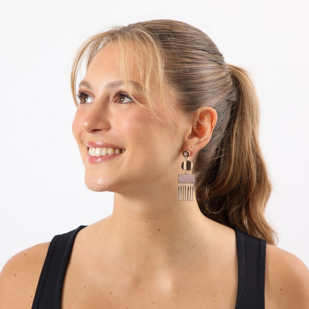 Aros Largo Belu Dorado Tatienne