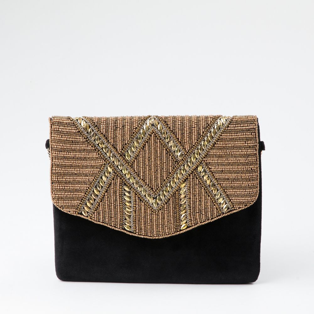 Cartera Clutch Annobon Dorado Tatienne