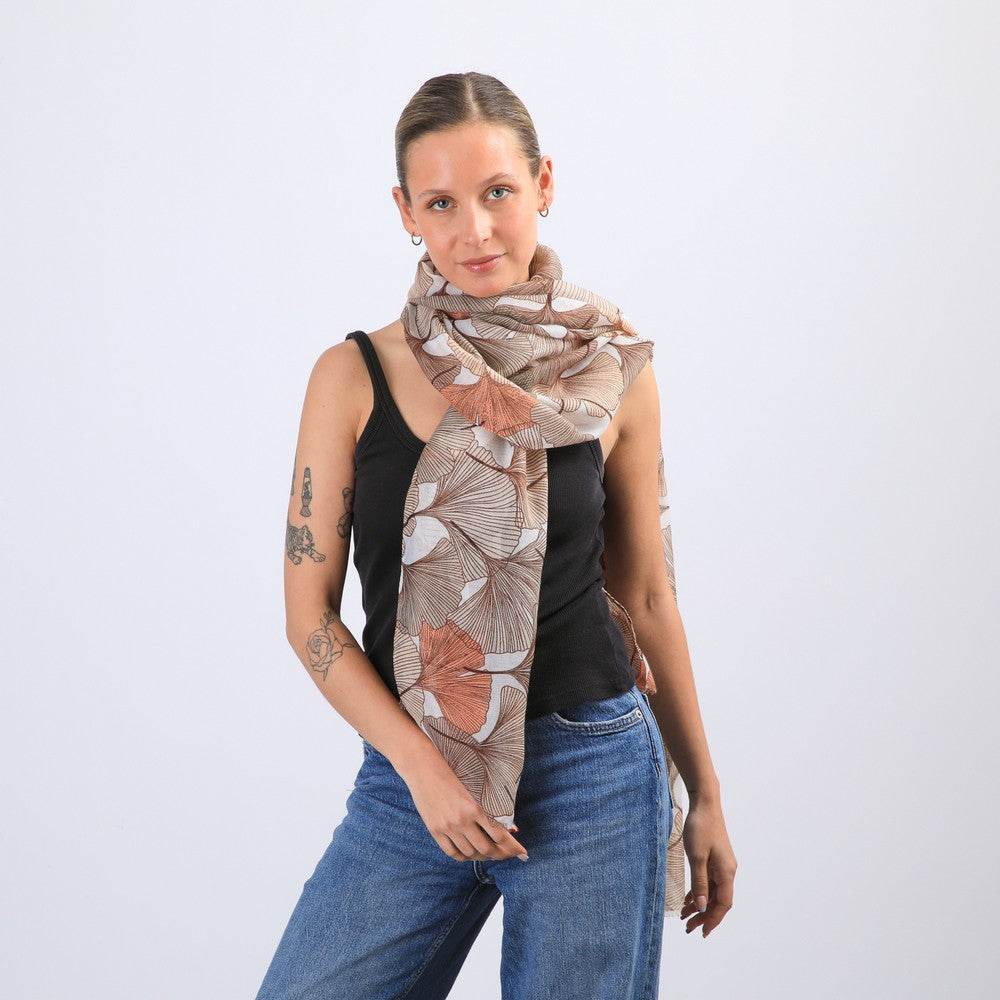 Pañuelo Estampado Watford Beige I-D