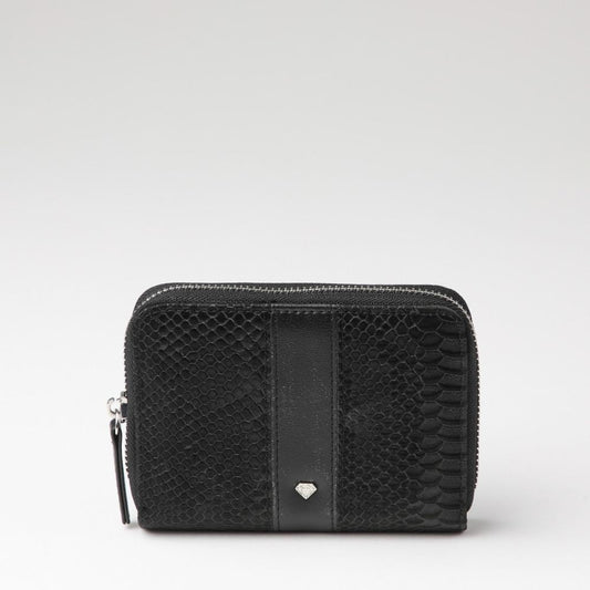 Billetera mediana Begur Ecocuero negro ID