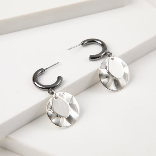 Aros Argolla Metal Power Plateado i-D