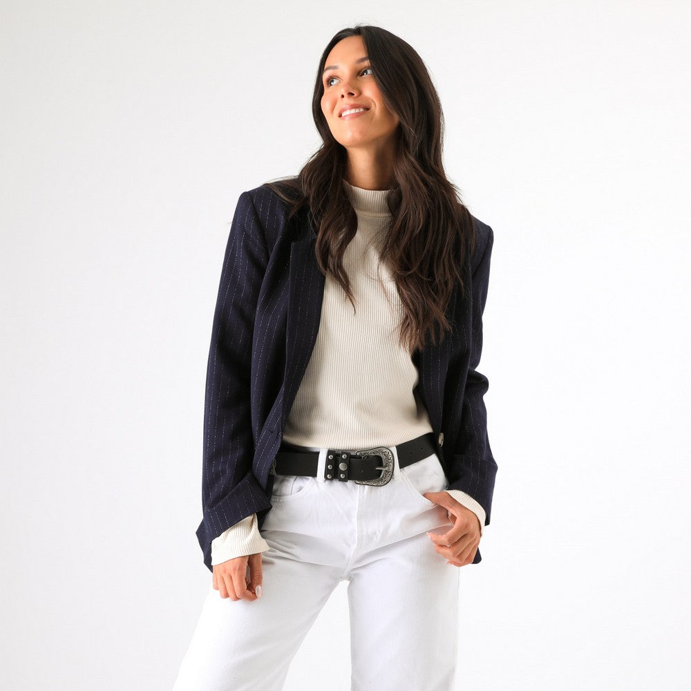 Cinturón Basic Plateado Humana