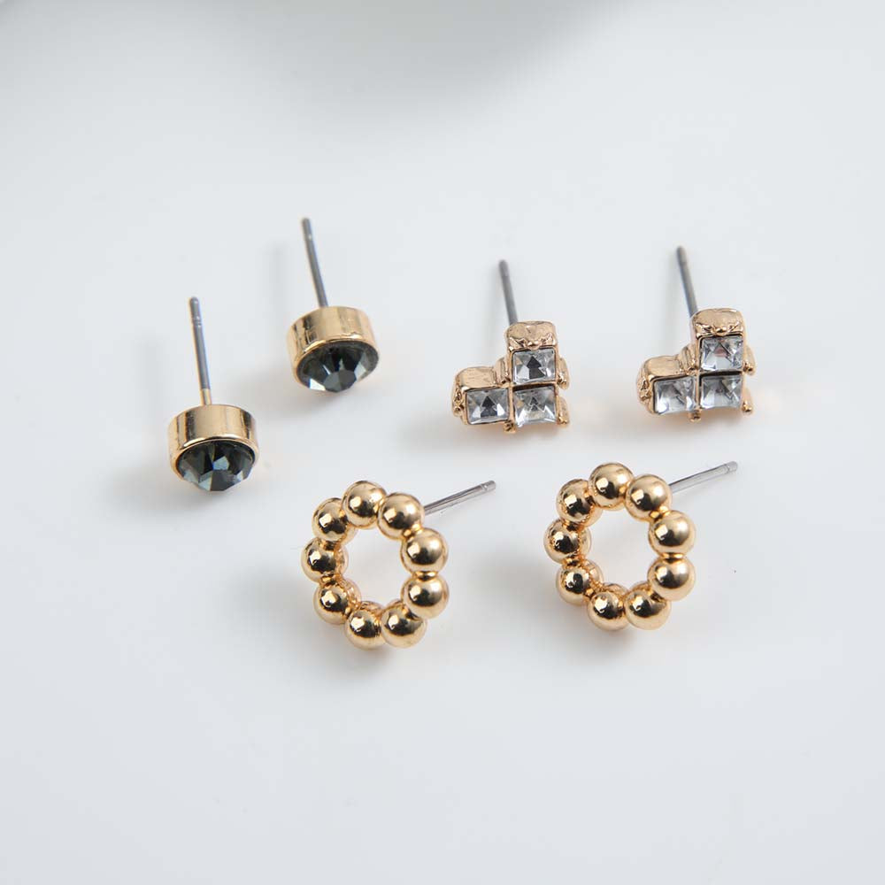 Set Aros Filippa Dorado i-D