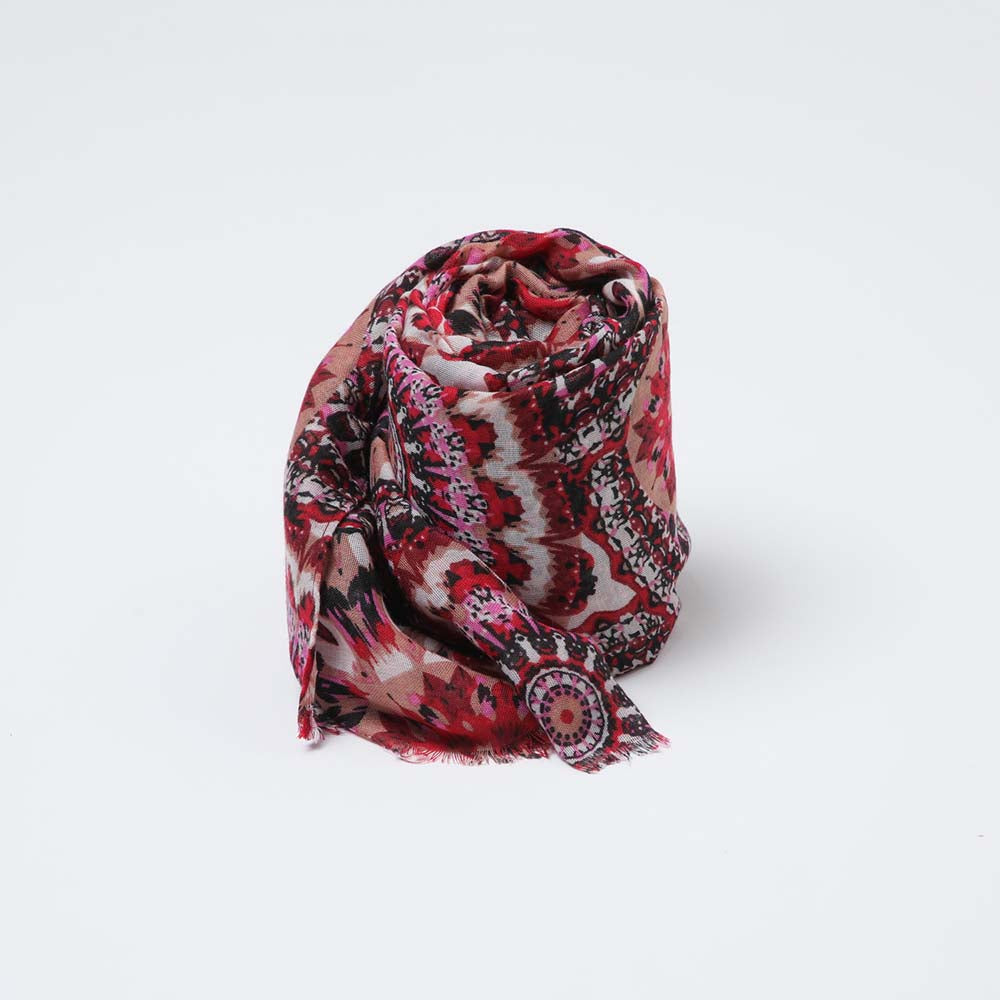 Pañuelo Estampado Susina Rosada i-D