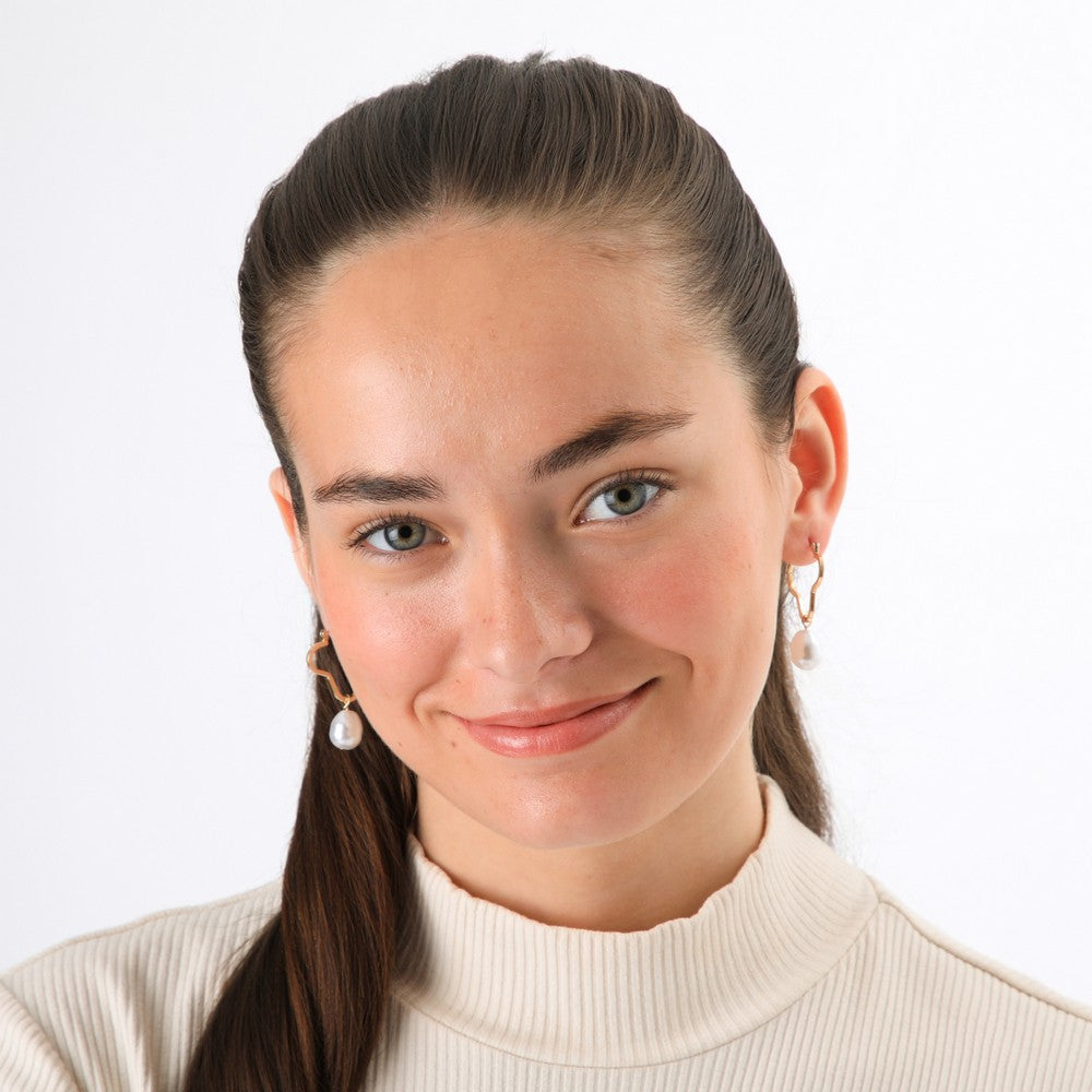 Aros Argollas Nina Dorado I-D