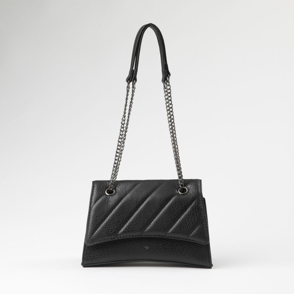 Cartera Bandolera Ecocuero Bourges Negro i-D