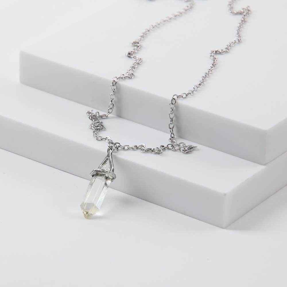 Collar Corto Nirvana Plateado i-D