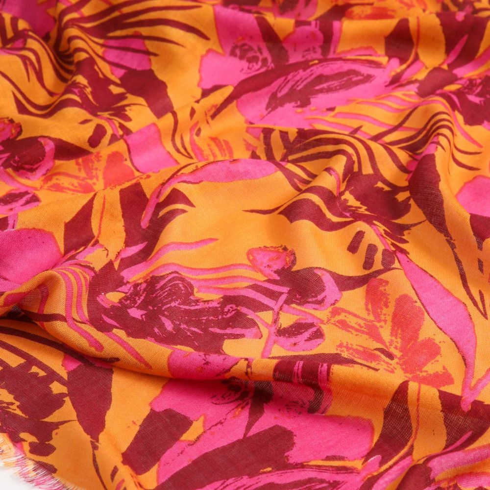 Pañuelo Estampado Axel Naranjo Humana