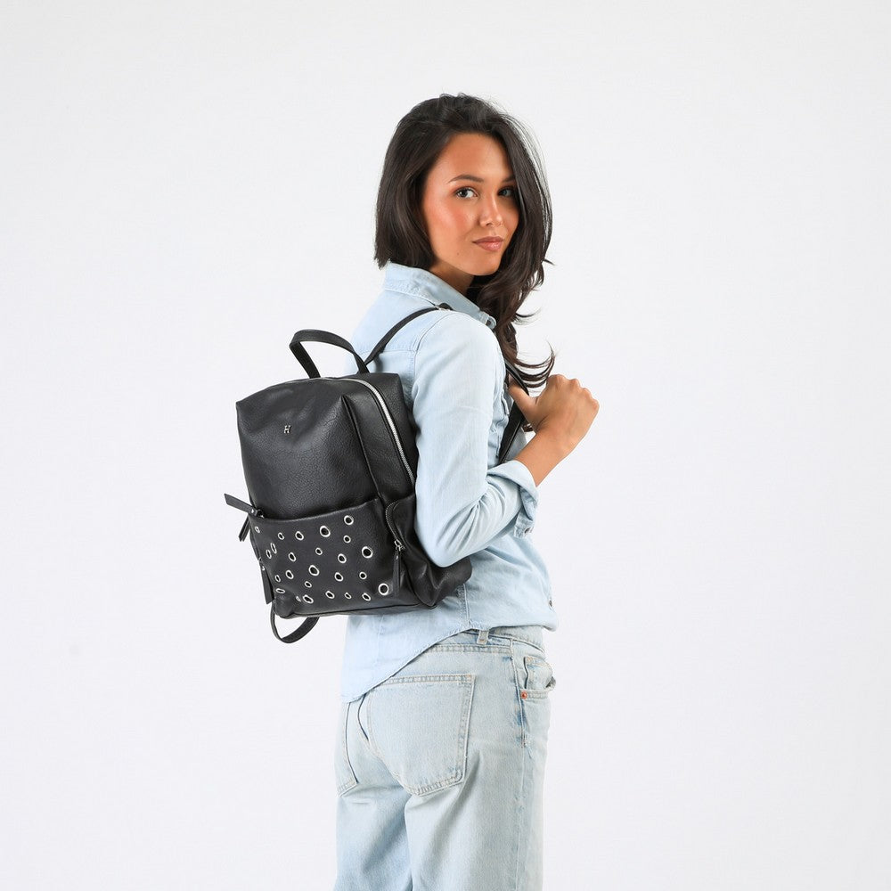 Mochila Becky Negro Humana