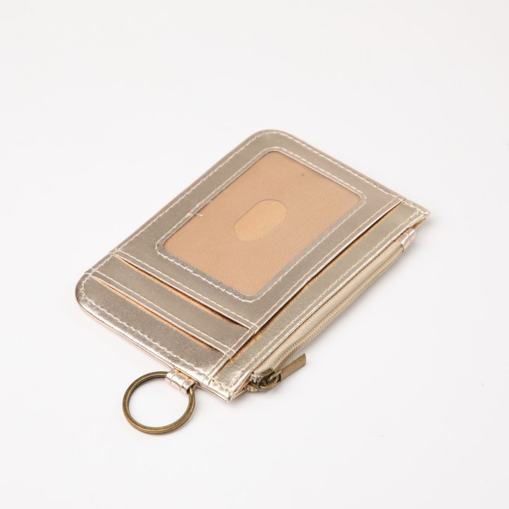 Tarjetero Aruba Dorado i-D