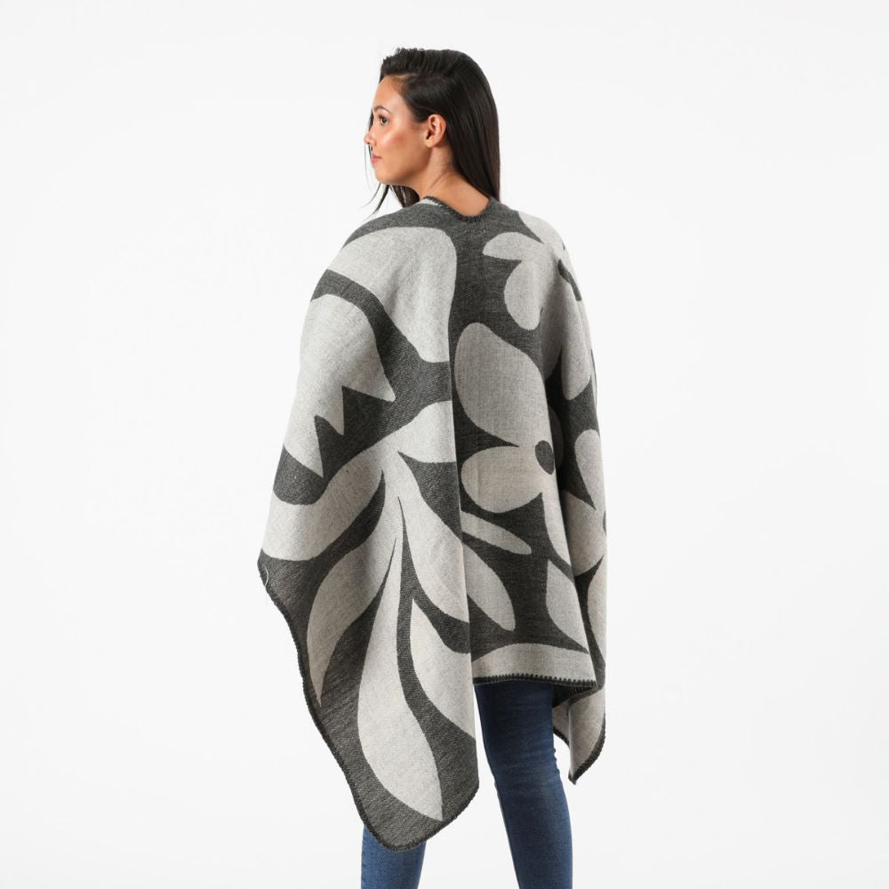 Poncho Gisela Gris Tatienne