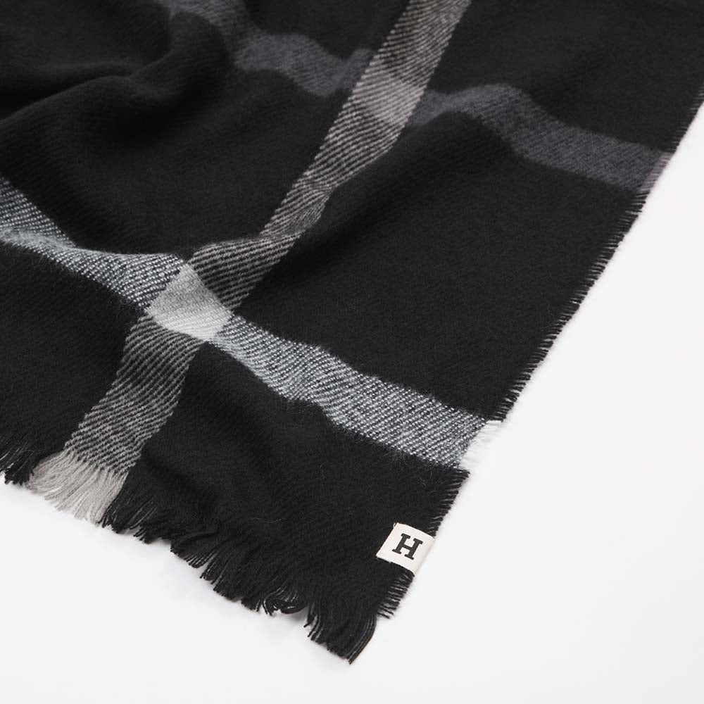 Manta Cuadros Negro Humana