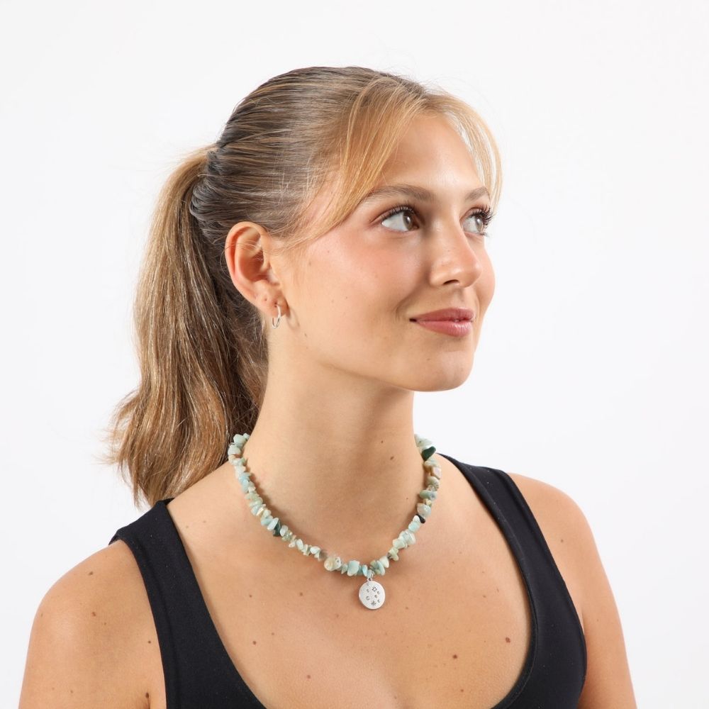 Collar Corto Galicia Blanco Humana