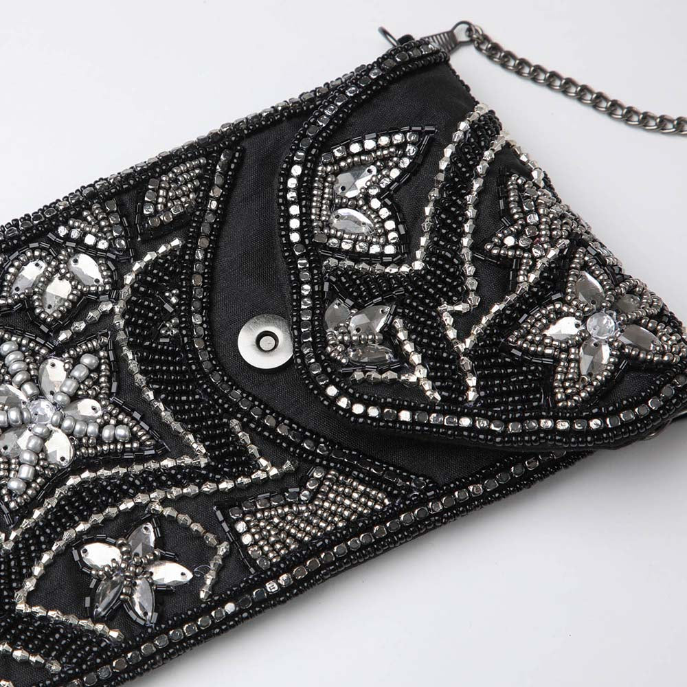 Cartera Mini Bag Stars Negra Humana