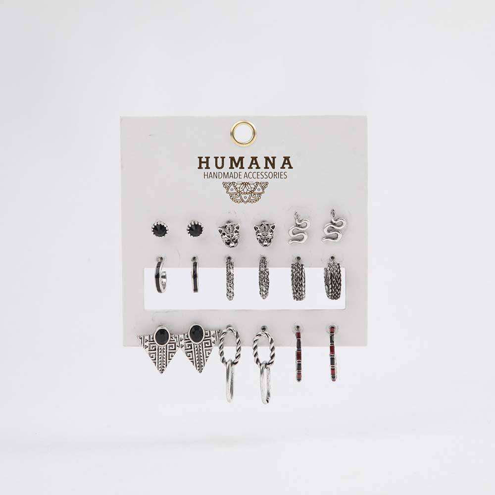 Ser Aros Flamboyan Plateado Humana