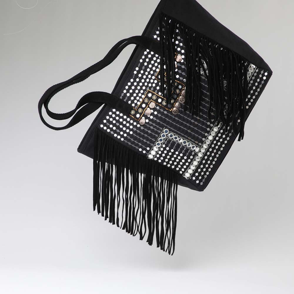 Cartera Hombro Coins Negra Humana