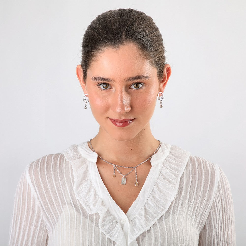 Set De Collar Helen Silver Tatienne
