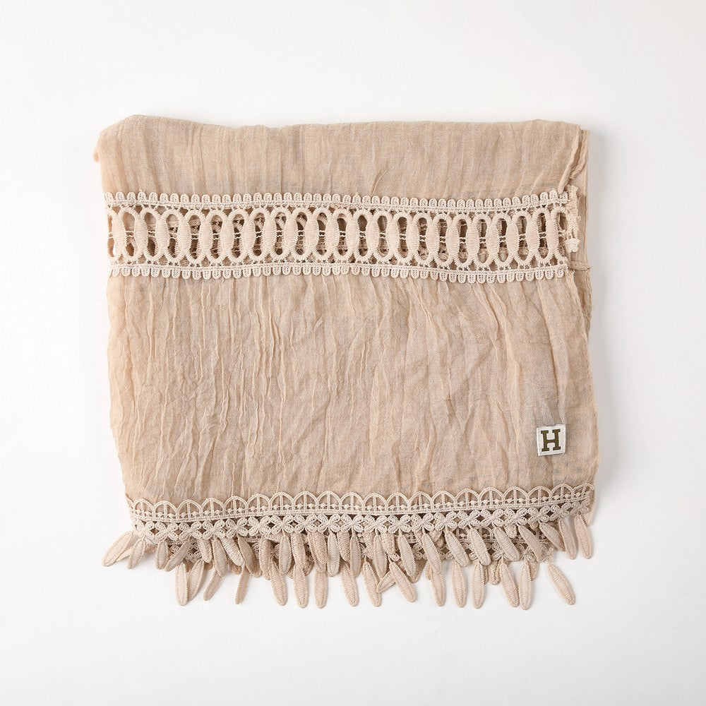 Pañuelo Liso Hani Beige Humana