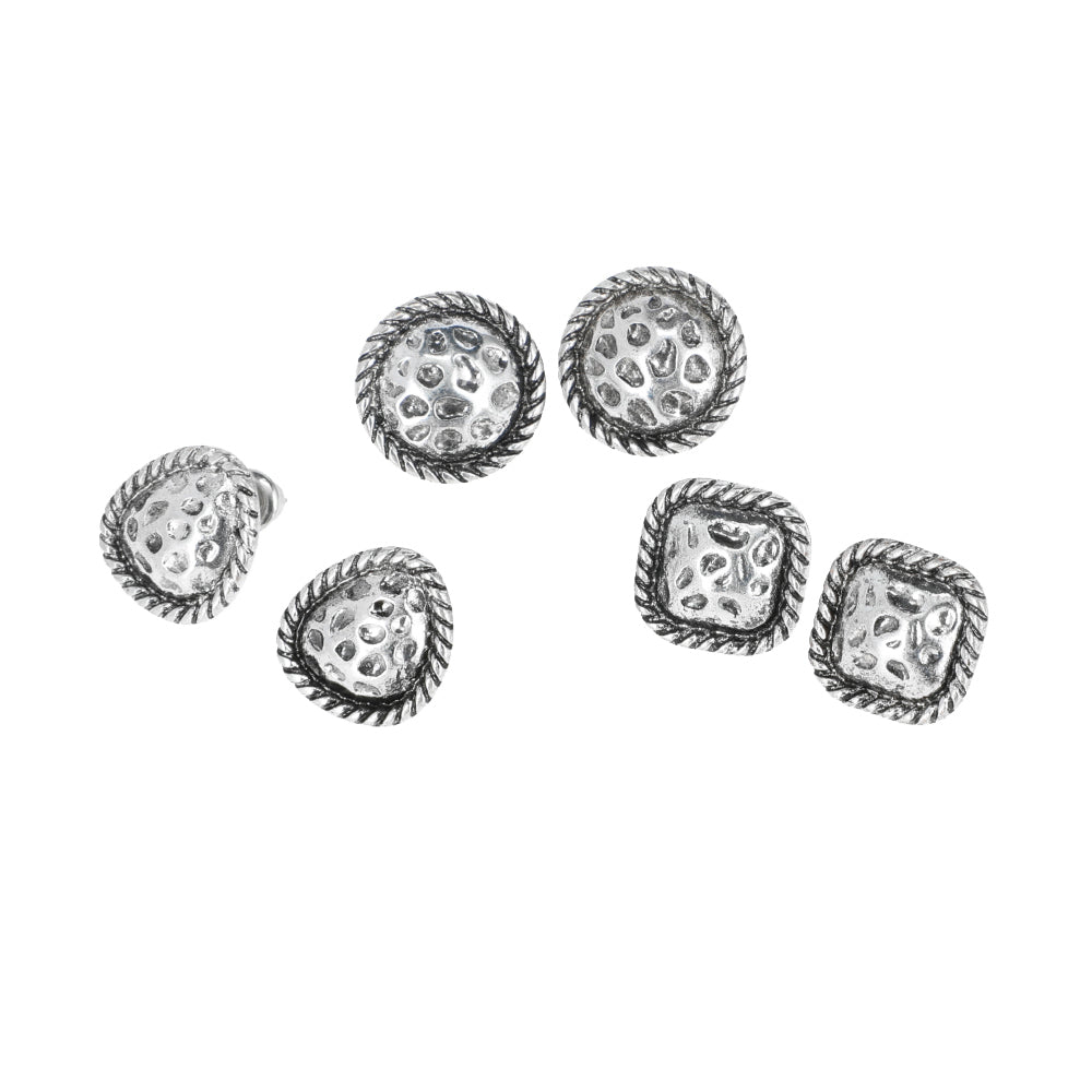 Set Aros Spores Silver Tatienne