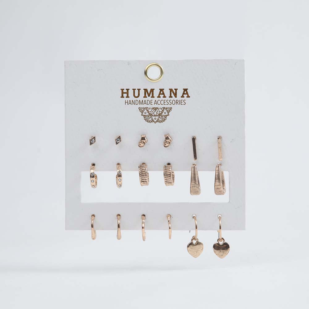 Set Aros Senecio Dorados Humana
