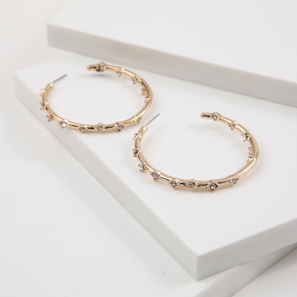 Aros Argolla Briana Dorado i-D