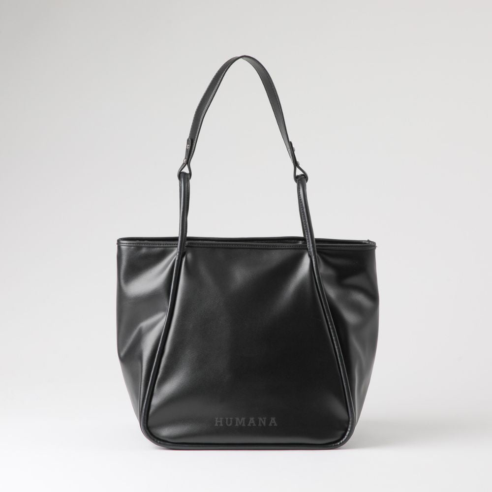 Cartera Tote Beren Ecocuero Negro Humana