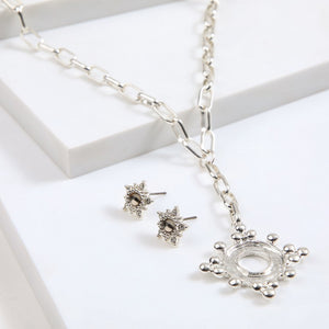 Set De Collar Dora Silver Tatienne