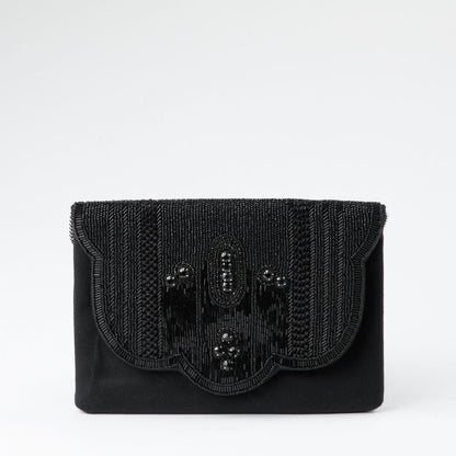Cartera Clutch Caspio Negro Tatienne