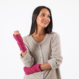 Guante  Lana Jazmín Fucsia Humana