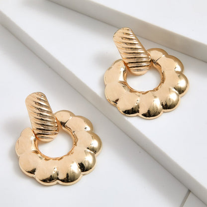 Aros Medianos Lena Dorado I-D