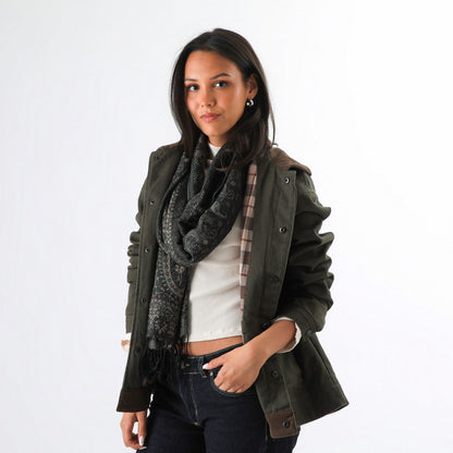 Pañuelo Jacquard Jerome Verde Humana