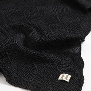 Pañuelo Liso Gael Plisado Negro Humana