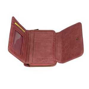 Billetera Chica Eye Burdeo Humana