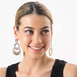 Aros Largo Content Dorado i-D