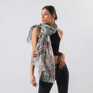 Pañuelo Estampado Boho Verde i-D
