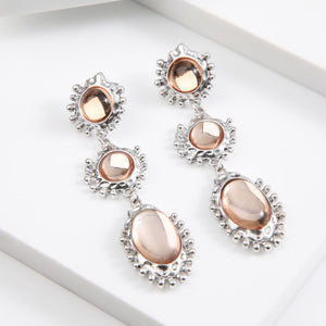 Aros Largo Cat Plateado Humana