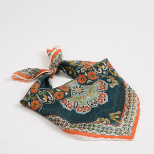 Bandana Estampada César Seda Multi Humana