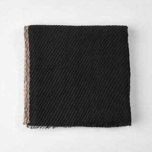 Pañuelo Liso Iris Negro Tatienne